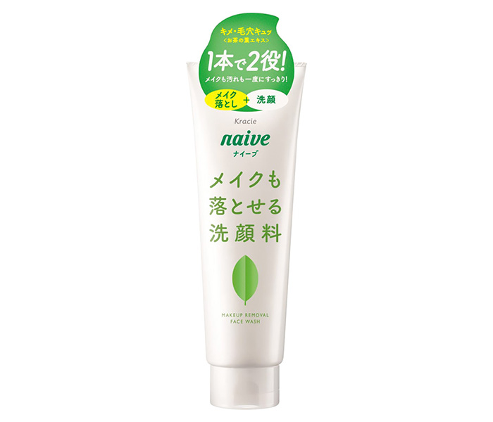 Sữa rửa mặt kèm tẩy trang trà xanh Naive 200g