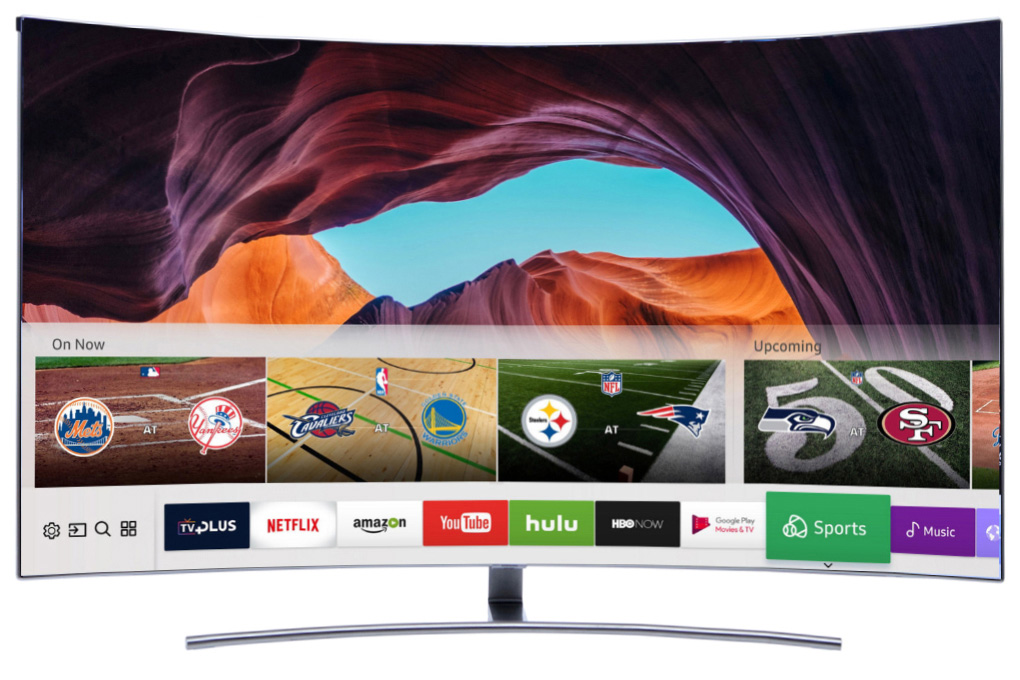 Smart Tivi QLED màn hình cong Samsung 4K 55 inch QA55Q8CNAKXXV