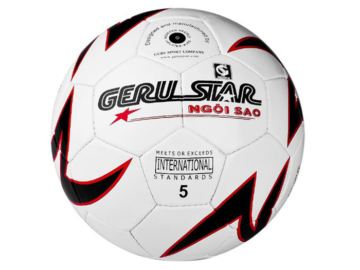 Bóng đá Geru S5 Sao Kim khâu tay (size 5)
