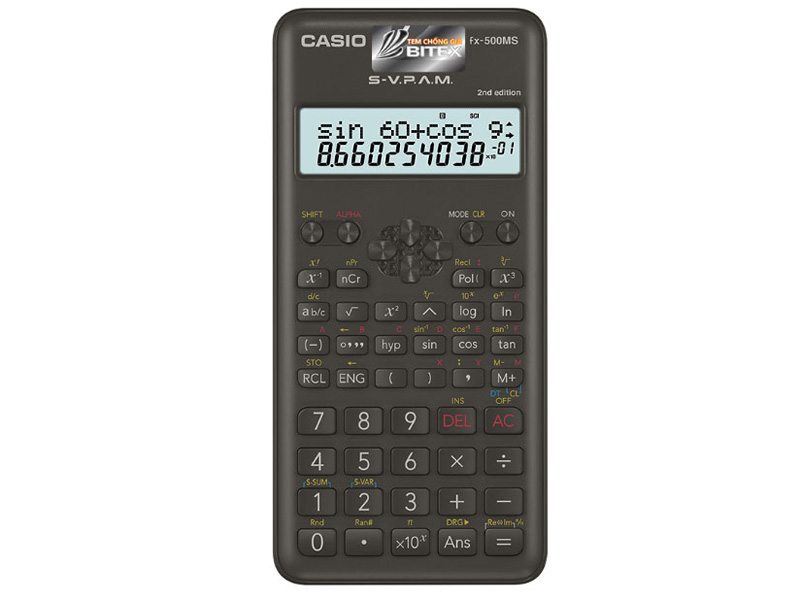 Máy tính bỏ túi Casio FX-500MS (FX500MS-2)