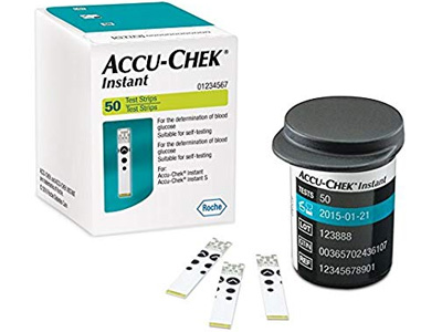 Que thử đường huyết Accu-Chek Instant (Hộp 50 que)