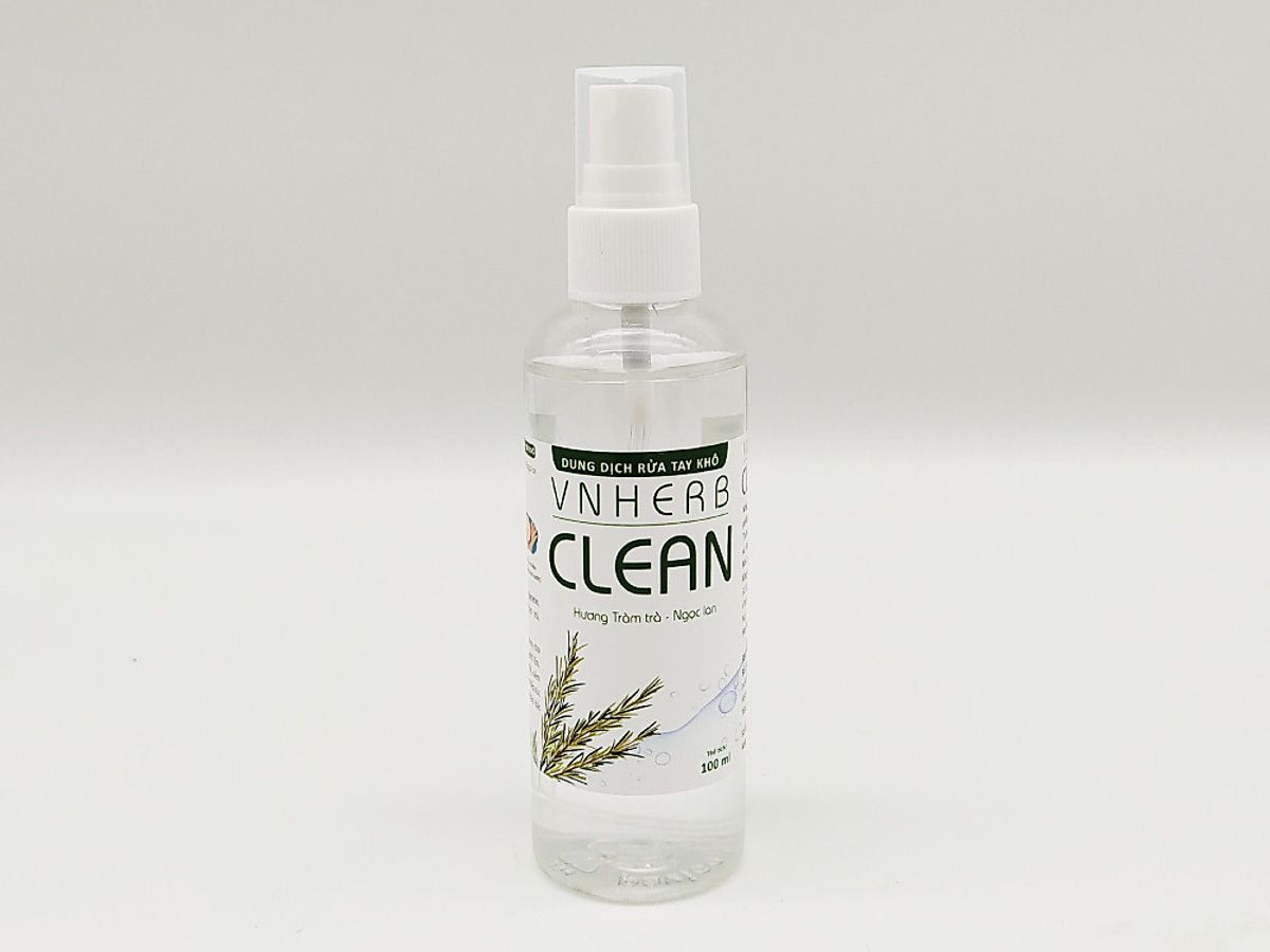 Nước rửa tay khô Vnherb Clean 100ml