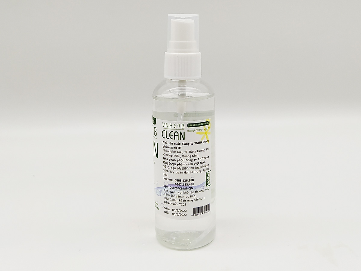 Nước rửa tay khô Vnherb Clean