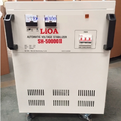 Ổn áp 1 pha Lioa 50KVA SH 50000II