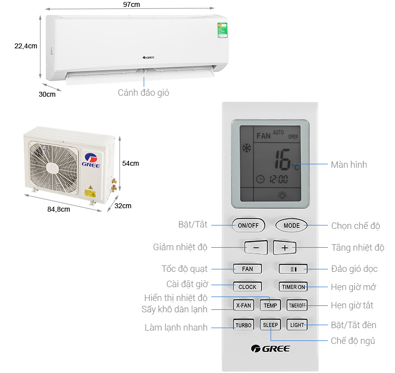 Điều hòa Gree GWC18KD-K6N0C4