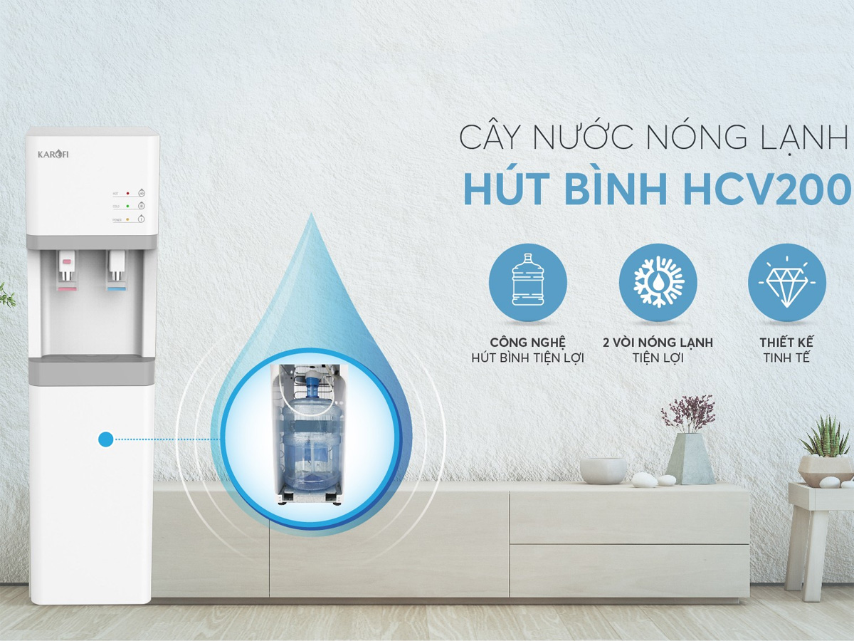 Cây nước nóng lạnh hút bình 