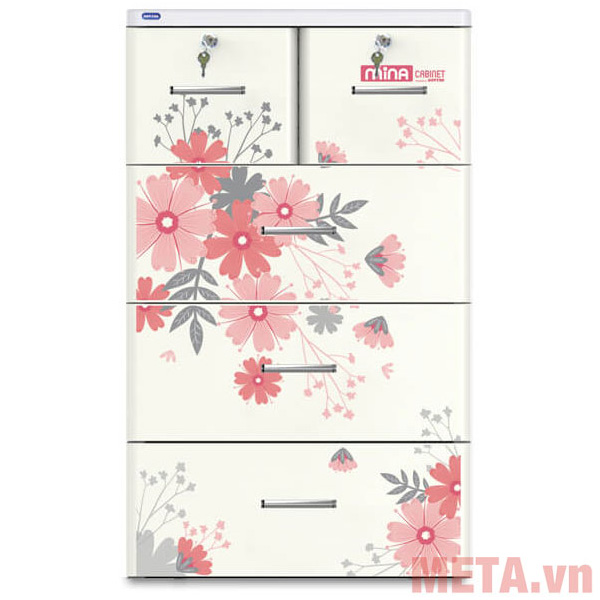 Tủ nhựa Mina Duy Tân 4 ngăn