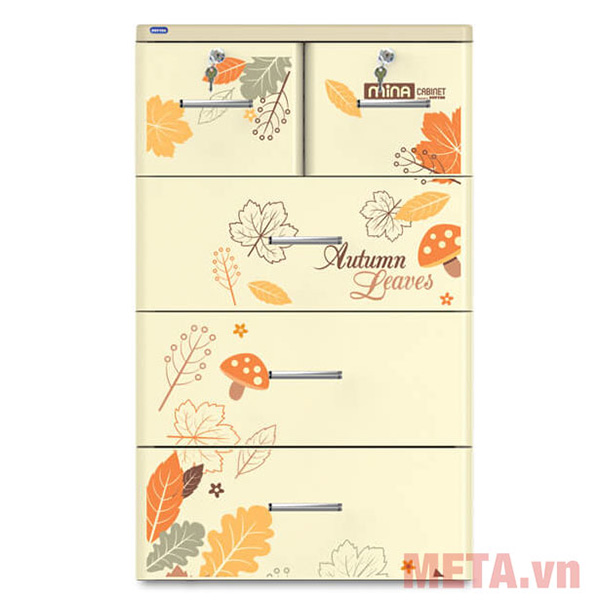 Tủ nhựa Mina Duy Tân 4 ngăn