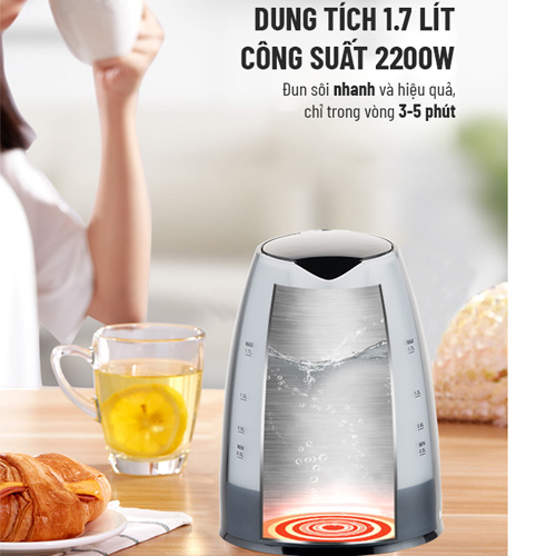 Ấm siêu tốc Nagakawa NAG0304 chính hãng