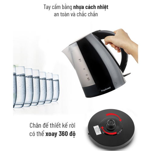 Ấm nước siêu tốc Nagakawa