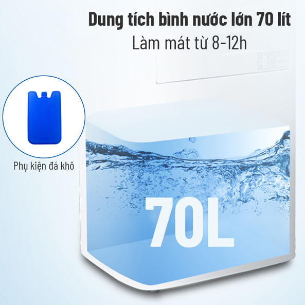 Bình nước lớn dung tích 70 lít