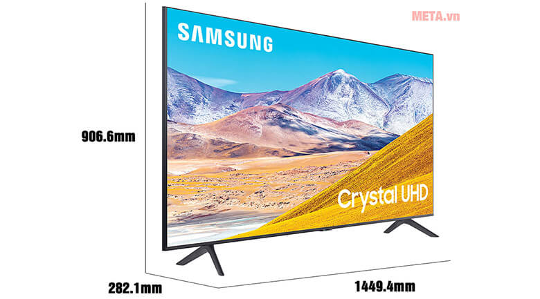 Smart Tivi Samsung Crystal 4K 65 inch UA65TU8100KXXV