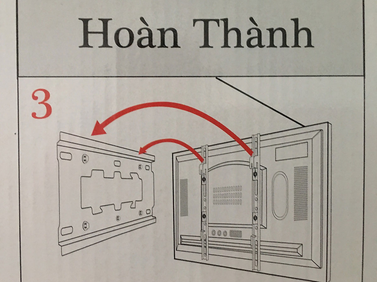 Bước 3 là hoàn thành