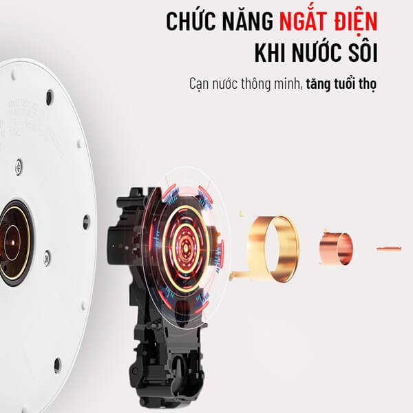 Ấm nước siêu tốc Nagakawa 1,8l