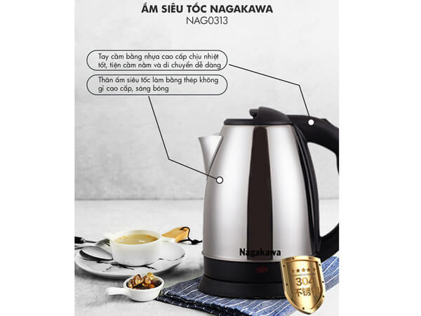 Ấm nước siêu tốc Nagakawa