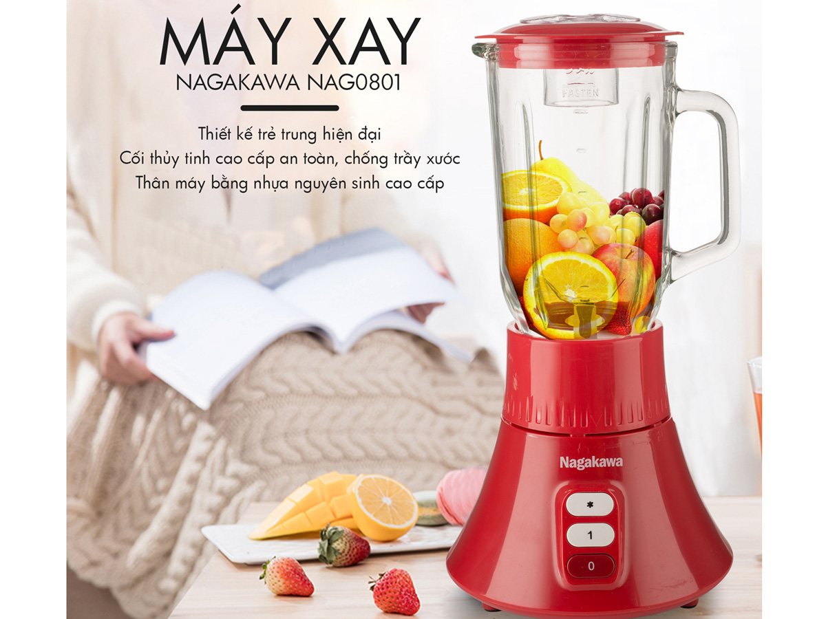 Máy xay sinh tố Nagakawa chính hãng