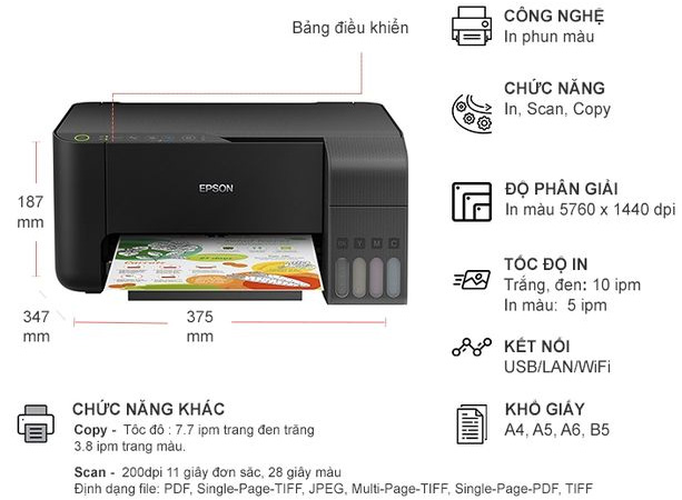 Máy in phun màu Epson L3150