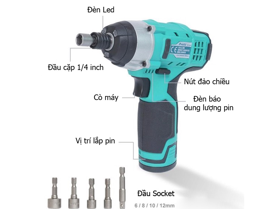 Cấu tạo của máy bắt vít