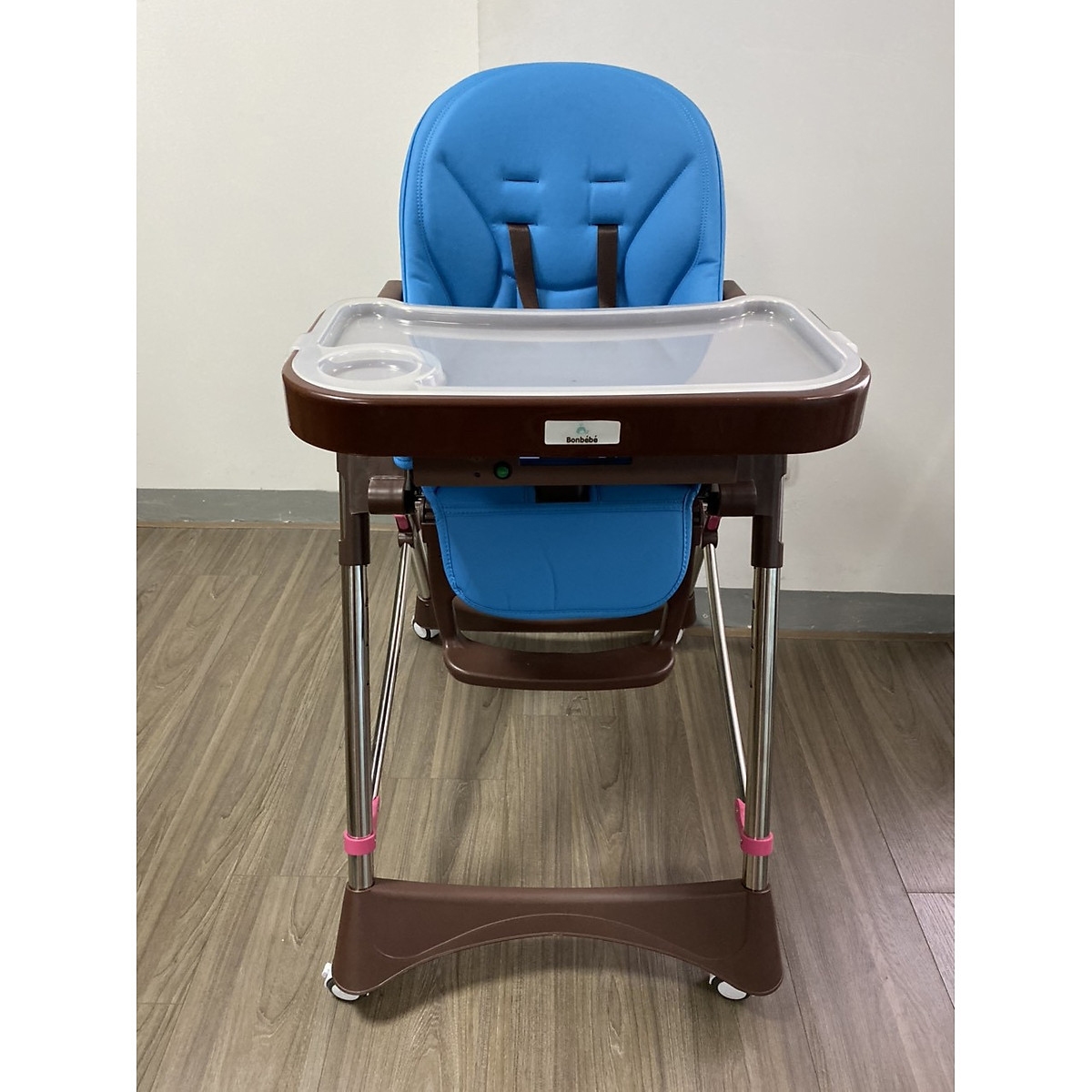 Ghế ăn dặm đa năng Bonbébé BB-07 xanh dương nâu