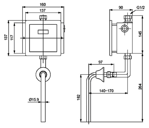 Van xả nước tự động