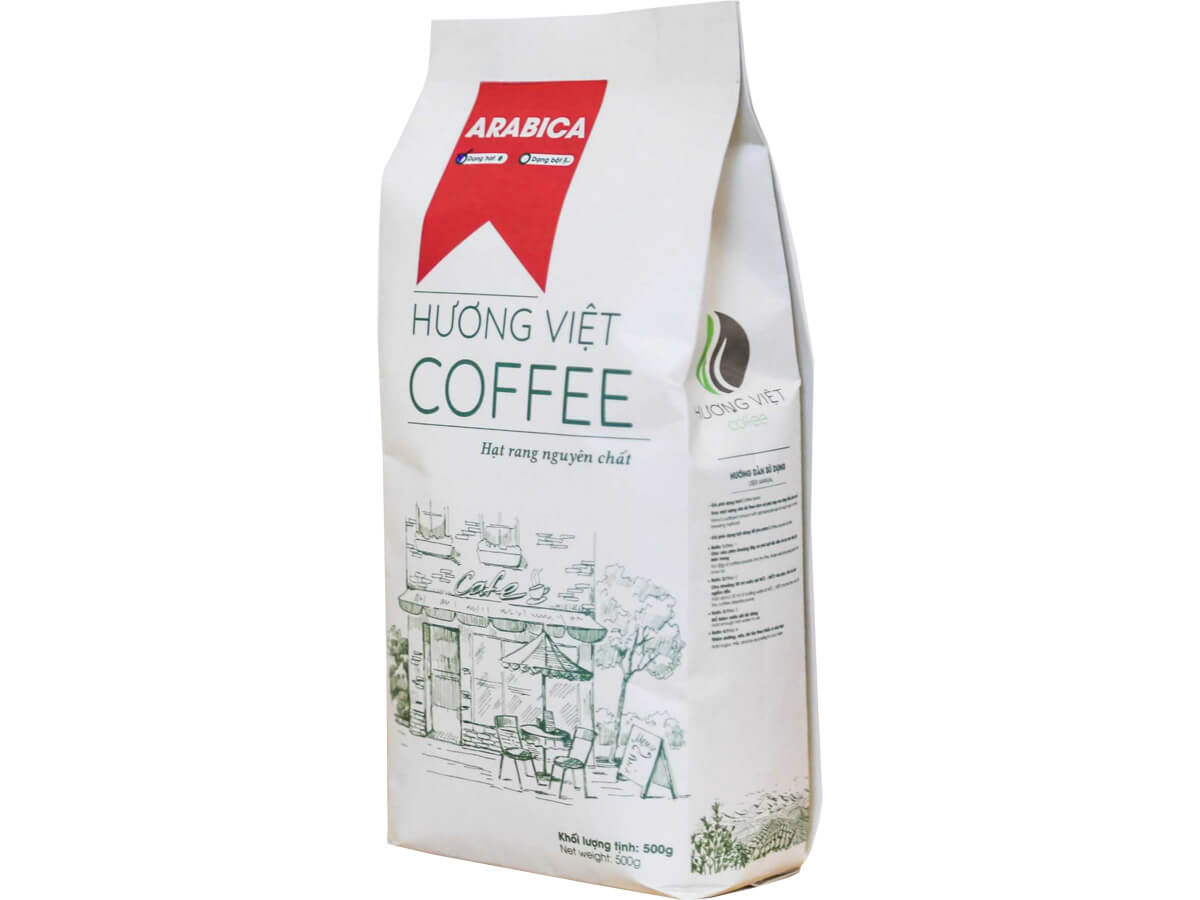 Cà phê Arabica rang mộc 100% nguyên chất 500gr