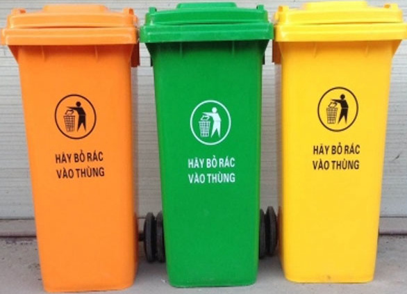 Thùng rác nhựa 120 lít
