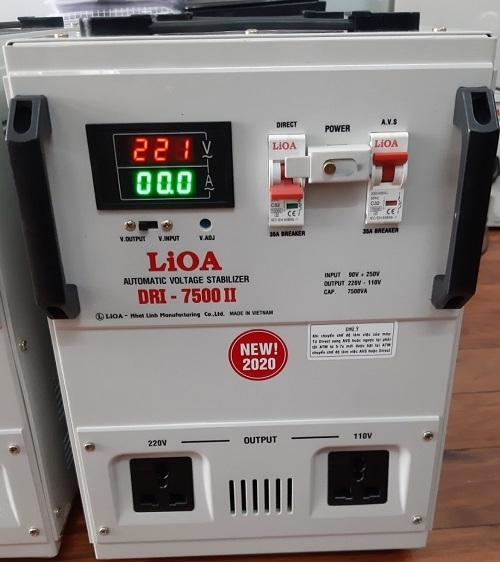 Ổn áp 1 pha Lioa 7.5KVA DRI 7500II