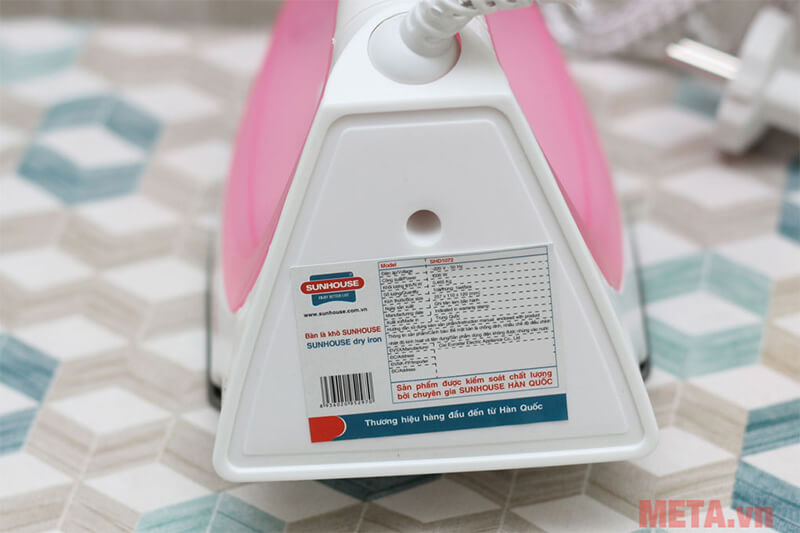 Bàn là khô Sunhouse SHD1072