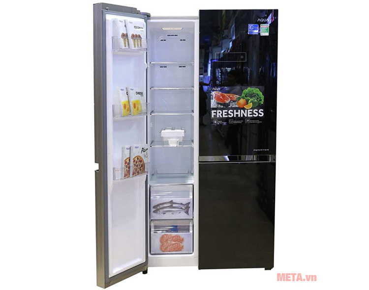 Tủ lạnh Aqua AQR-IG585AS (GB) - 518 lít