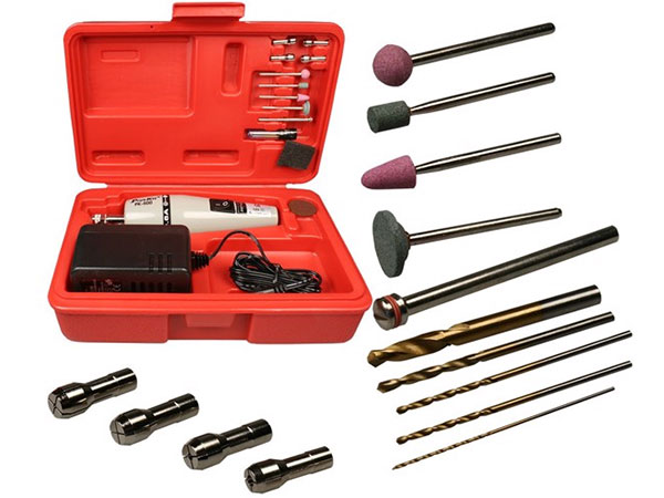 Proskit 1PK-500B-2 đi kèm các đầu mài khác nhau Proskit 1PK-500B-2