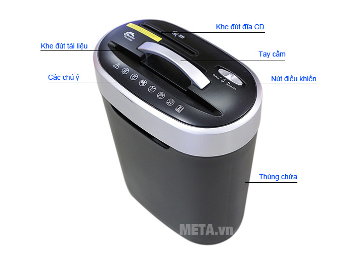 Máy hủy tài liệu Silicon PS-508M