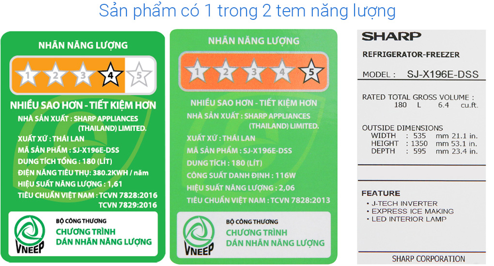 Tủ lạnh tiết kiệm điện
