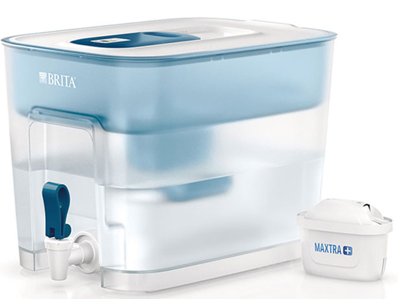 Bình lọc nước Brita Flow Basic Blue 8.2L (có sẵn 1 lõi lọc Maxtra Plus)