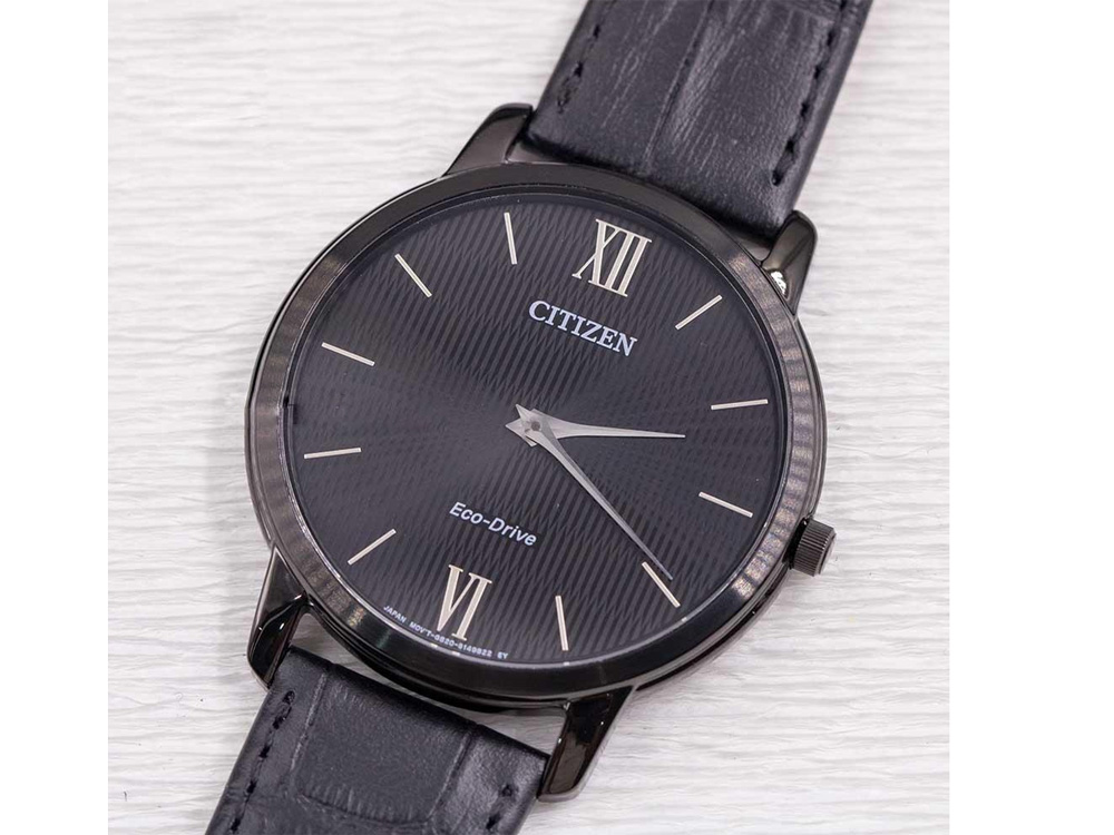 Đồng hồ Citizen AR1135-10E nam siêu mỏng Eco-Drive kính Sapphire 39mm
