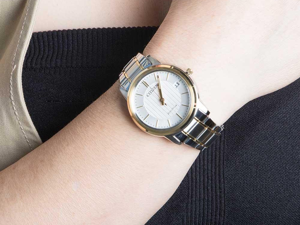 Đồng hồ Citizen FE6016-88A nữ Eco-Drive lịch ngày 33mm