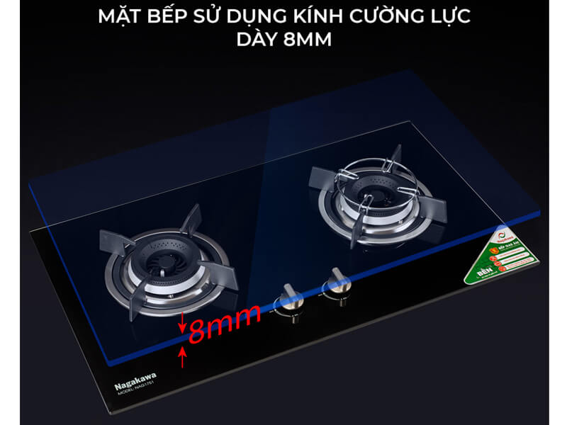 Bếp gas âm Nagakawa NAG1752