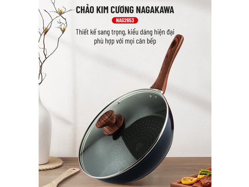 Thiết kế chảo sang trọng, hiện đại