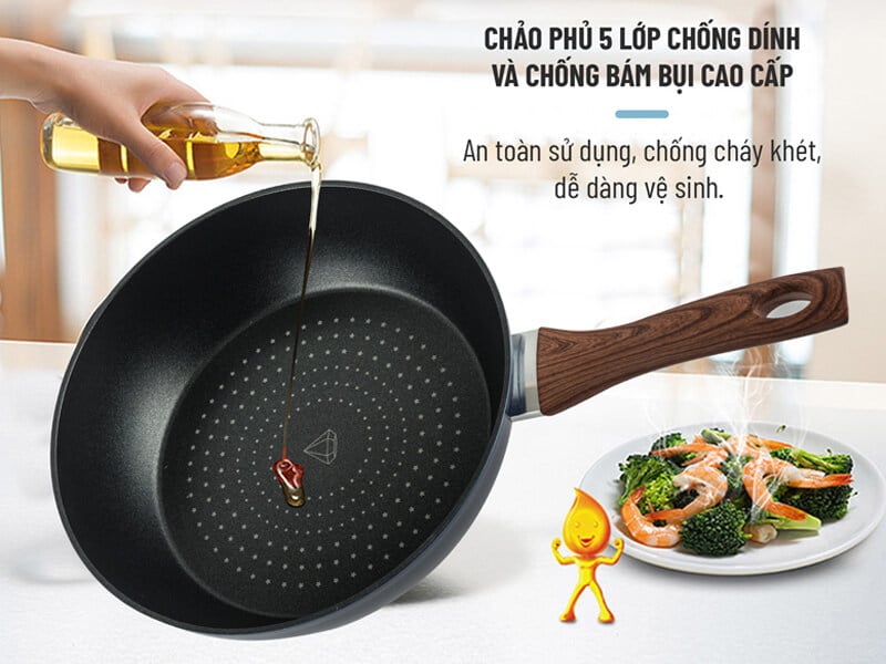 Lớp chống dính 5 lớp 