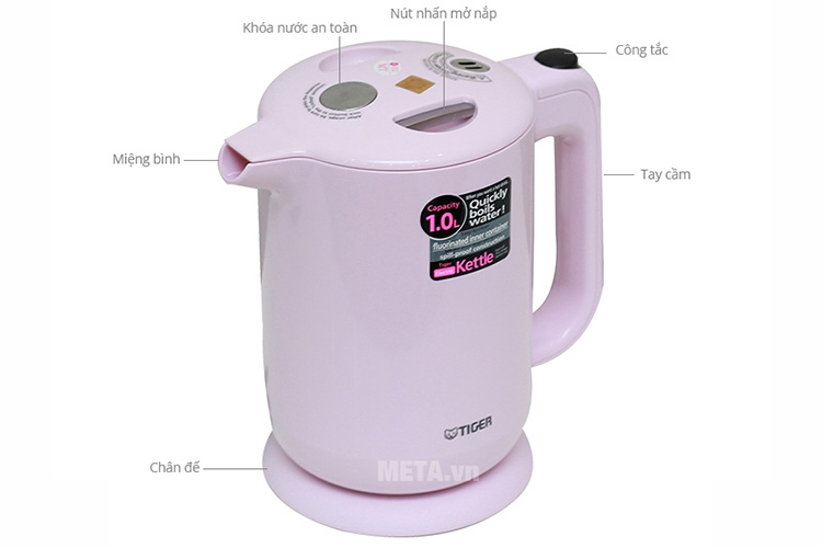 Ấm siêu tốc Tiger PFY-A10W 1 lít