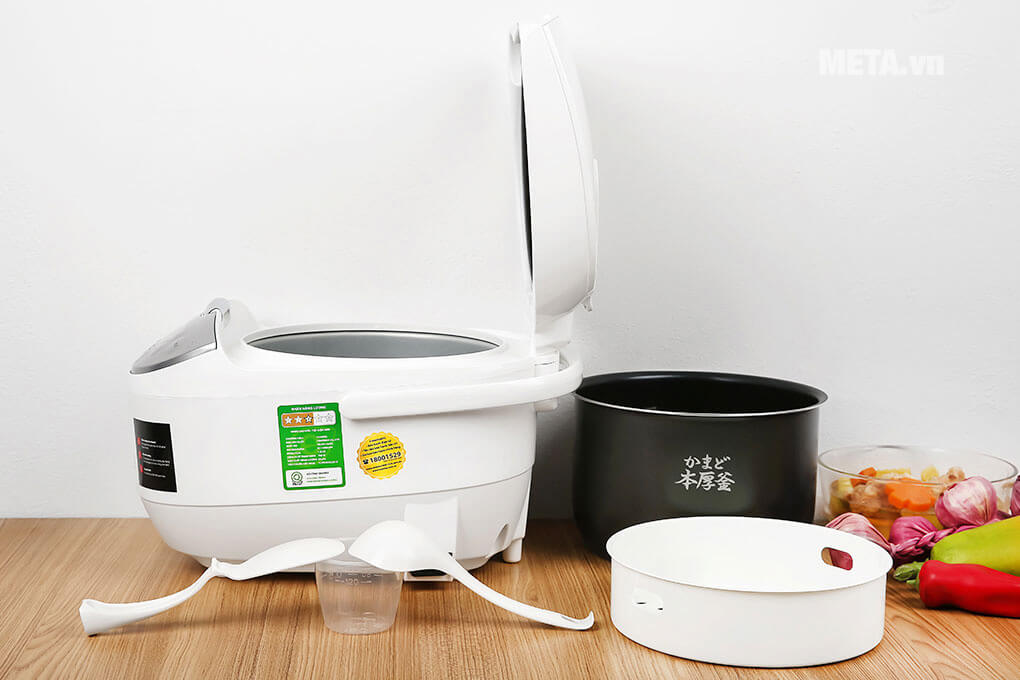 Nồi cơm điện tử Toshiba 1.8 lít RC-18DH2PV(W)