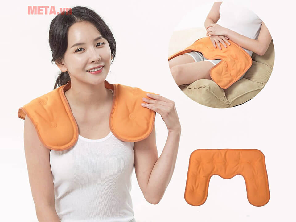 Túi chườm nóng lạnh đa năng Mediton hương gừng dùng cho cổ vai LMP003-02