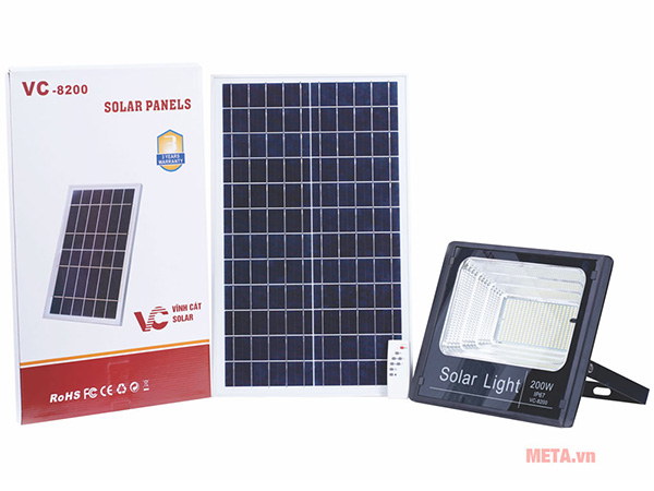 Đèn Led chiếu sáng năng lượng mặt trời 200W-VC-8200