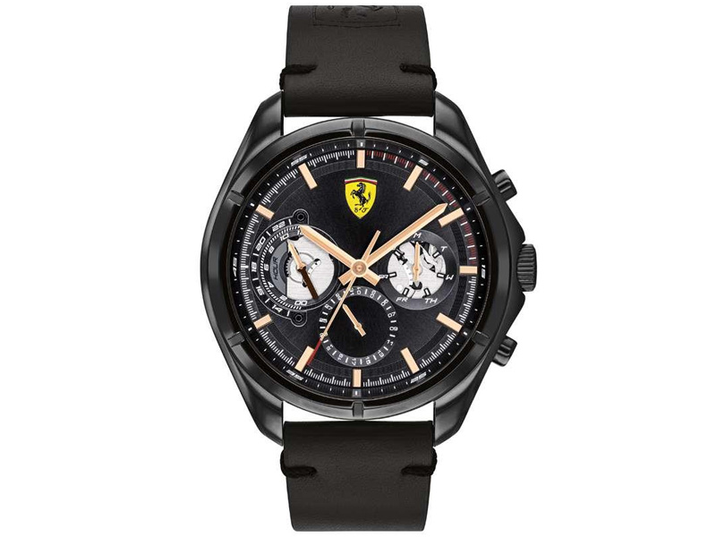 Đồng hồ nam Ferrari 0830752 (Dây da, lịch thứ ngày, kích thước mặt 45mm)