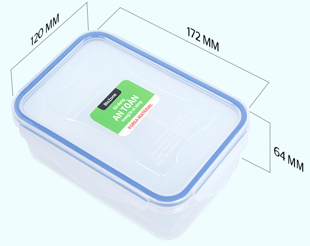 Hộp đựng thực phẩm BioZone KB-CO680P