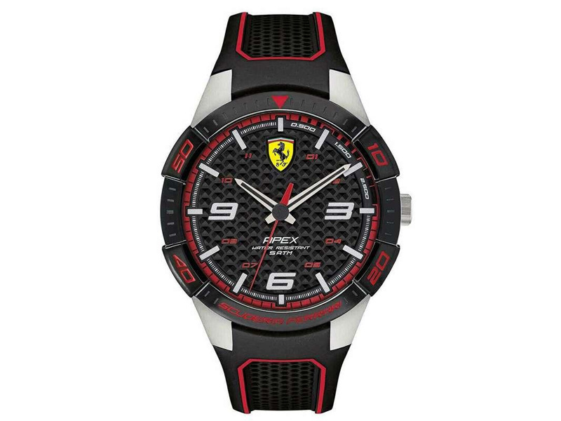 Đồng hồ nam Ferrari 0830630 (Dây cao su, kích thước mặt 45mm)