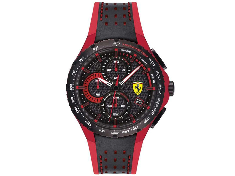 Đồng hồ nam Ferrari 0830733 Chronograph (Tính năng bấm giờ, lịch ngày, kích thước mặt 44mm)