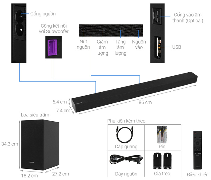 Loa thanh Soundbar Samsung HW-T420