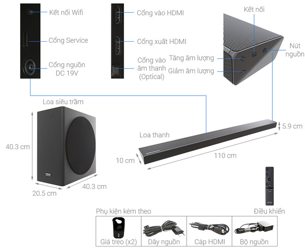 Loa thanh Soundbar Samsung HW-Q70R