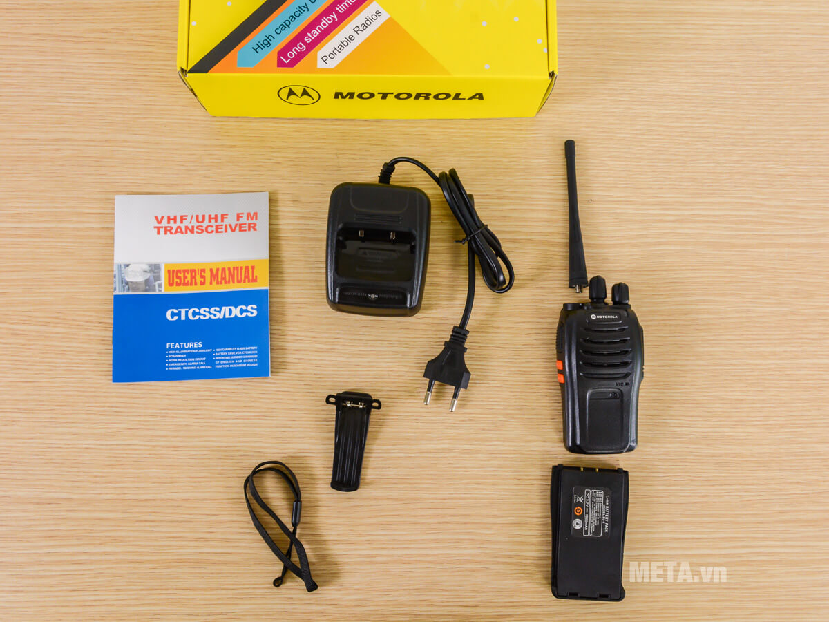 Các chi tiết của máy bộ đàm Motorola CP 920