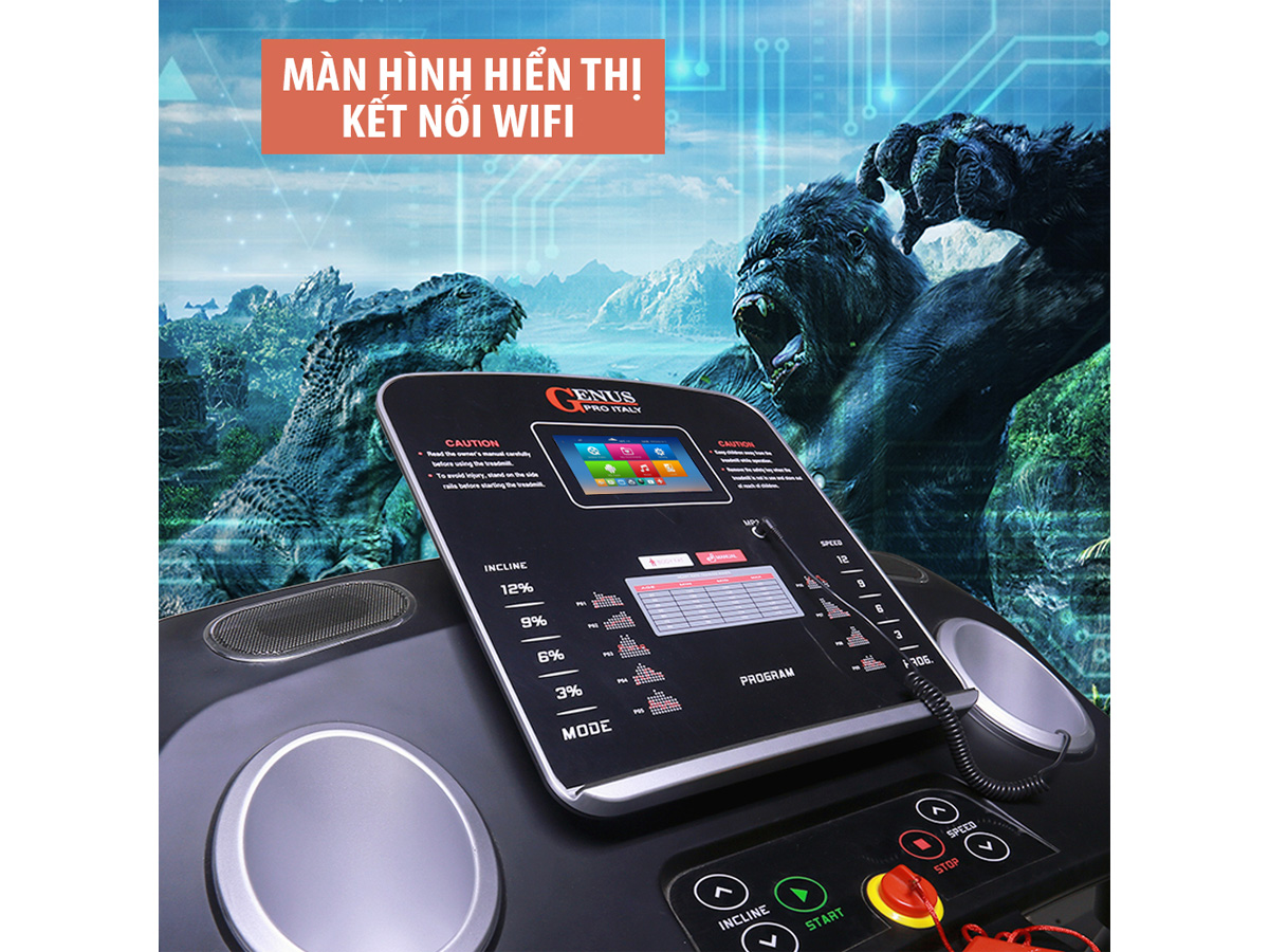 Máy chạy điện 4 chức năng  